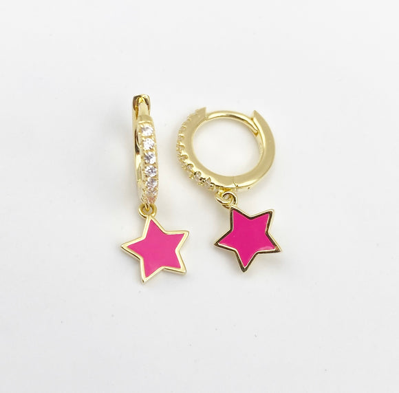 Little Star Huggie Earrings