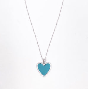 Enamel Framed Heart