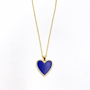 Enamel Framed Heart